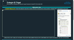Desktop Screenshot of colegioeltrigal.cl